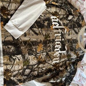 Aelfric Eden Camouflage Hoodie with White Sleeve